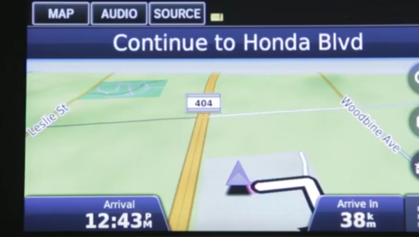 Honda Satellite-Linked Navigation System