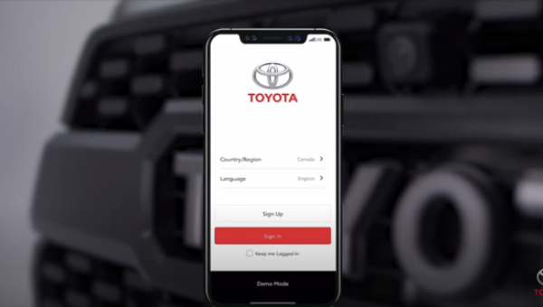 Services connectés par Toyota - Inscription