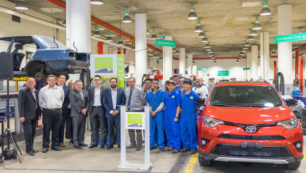 Regency Auto and Toyota Canada Deliver RAV4 to Vancouver Community College