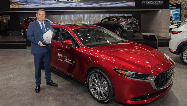 Mazda3 wins prestigious AJAC Canadian Car of the Year Award