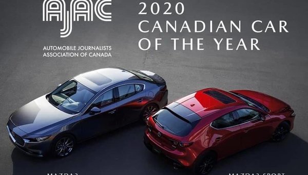 AJAC AWARDS THE MAZDA3 CANADIAN CAR OF THE YEAR FOR 2020!!