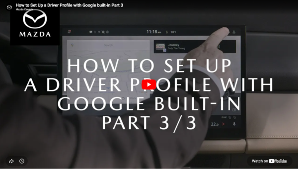 How to Set Up a Driver Profile with Google built-in Part 3