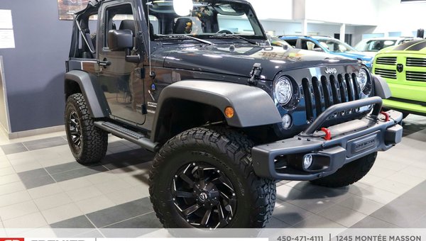 New 2017 Jeep Wrangler 2 Door Lifted Off Road Lifter Dark Grey