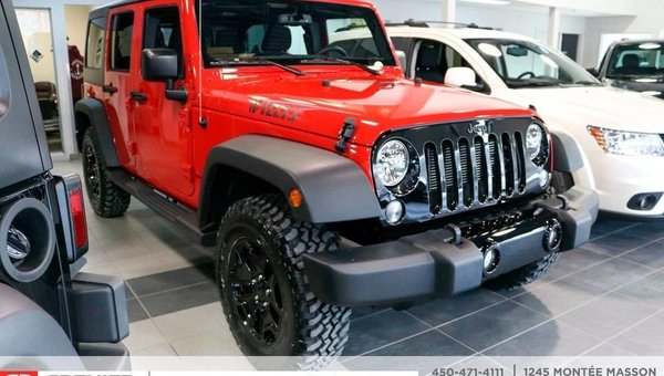 New 2018 Jeep WRANGLER JK UNLIMITED Willys Wheeler Red - $48200.0 ...