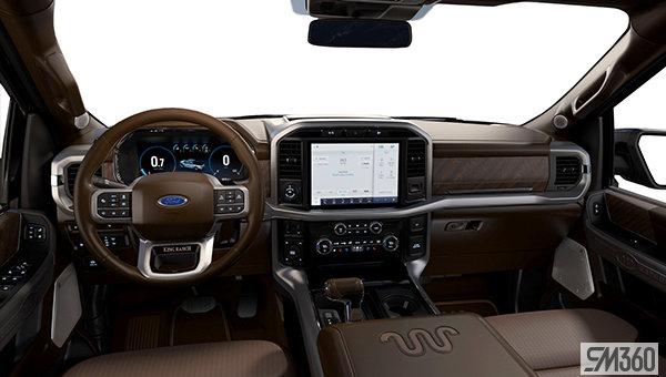 2023 FORD F-150 HYBRID KING RANCH - Interior view - 3