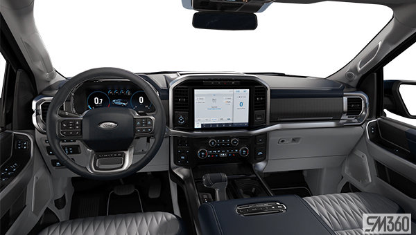 2023 FORD F-150 HYBRID LIMITED - Interior view - 3