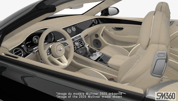 BENTLEY Continental GT convertible PHEV Azure 2026 - Vue intérieure - 1