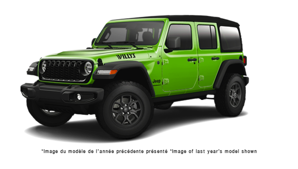 Jeep Wrangler 4-Door WILLYS 2026-exterior-front