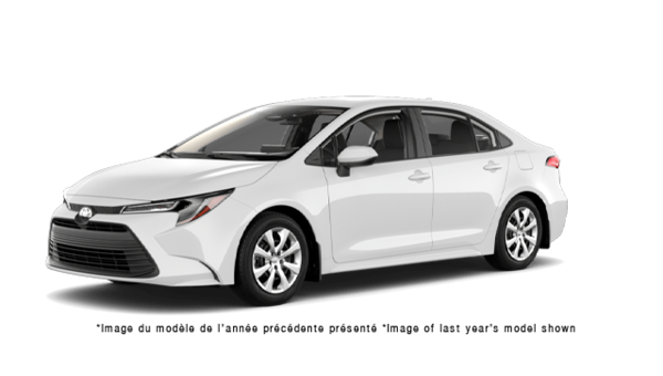 Toyota Corolla LE 2026-exterior-front