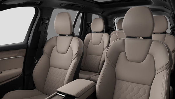 Volvo XC90 Plug-in hybrid Core 7-Seater (Bright Theme) 2026-interior-rear