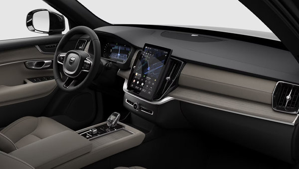 Volvo XC90 Plug-in hybrid Core 7-Seater (Bright Theme) 2026-interior-dasboard