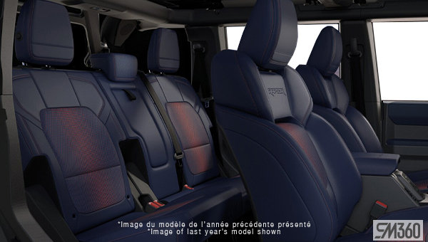 2027 FORD Bronco 4 doors RAPTOR - Interior view - 2