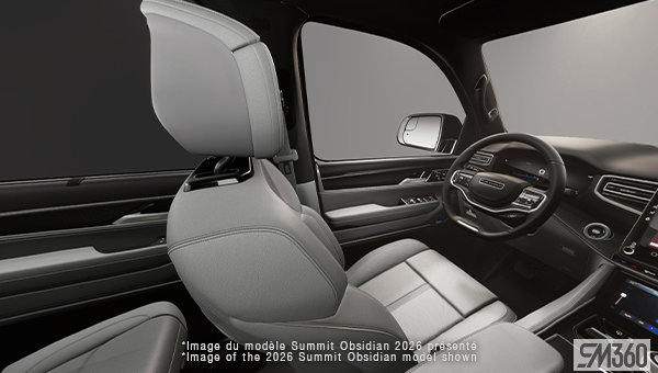 2027 JEEP Grand Wagoneer OBSIDIAN - Interior view - 1