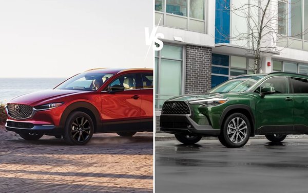 Mazda CX-30 2025 vs. Toyota Corolla Cross 2025