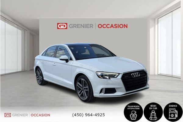 Audi A3 Progressiv Quatro cuir toit ouvrant 2019