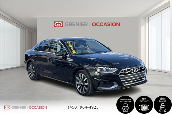 2023 Audi A4 Komfort Quattro Toit ouvrant Cuir