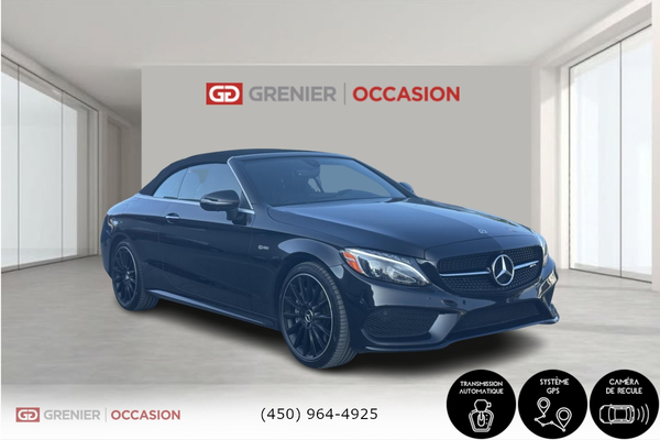2018 Mercedes-Benz C-Class AMG C 43 Convertible Bas Kilométrage