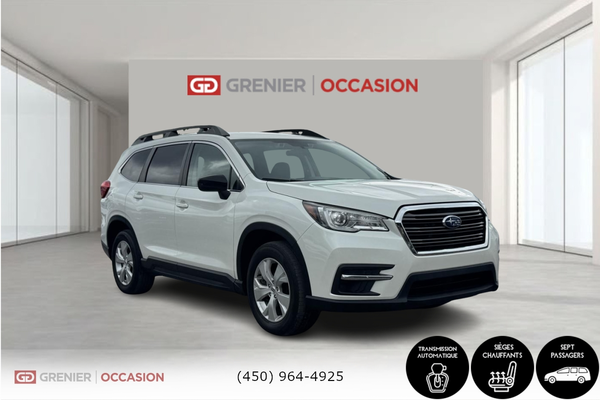 2022 Subaru ASCENT Convenience 8 Passagers Bas Kilométrage