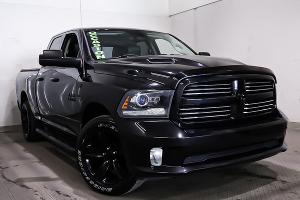 Ram 1500 SPORT NOIR + 4X4 + V8 HEMI 5.7L + QUAD CAB 2016