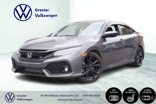 2017 Honda Civic Si, Toit, Caméra, 1 Proprio