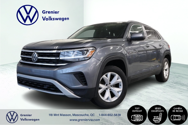 Volkswagen Atlas Cross Sport Comfortline, Cuir, Toit Pano, V6, Carplay 2020