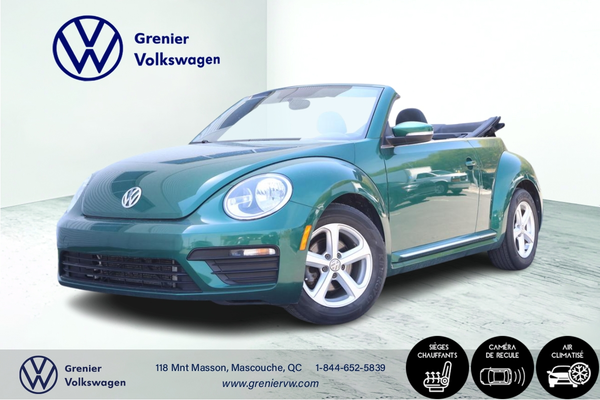 Volkswagen Beetle Convertible, Trendline, Caméra, Bas kilo 2018