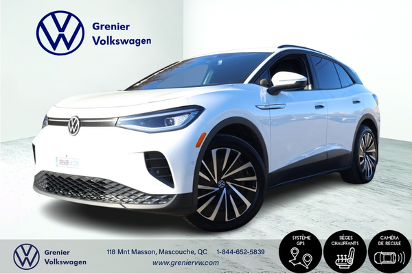 Volkswagen ID.4 Pro S, Thermopompe, 443KM, Cuir, Siège Chauffant 2023