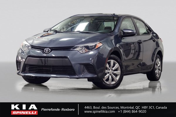 Used 2014 Toyota Corolla Le Camera De Recul For Sale In Montreal New1 Spinelli Kia