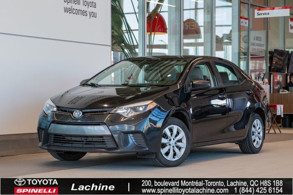 Used 2016 Toyota Corolla Le For Sale In Montreal U5921 Spinelli Toyota Lachine