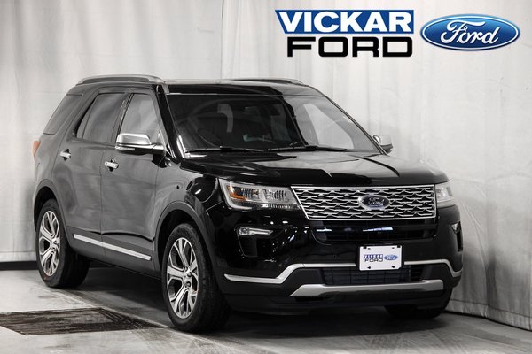 New 2018 Ford Explorer Platinum Black For Sale 56796 0