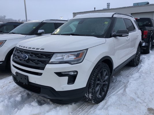 New 2019 Ford Explorer Xlt White For Sale 54196 75 19t3742