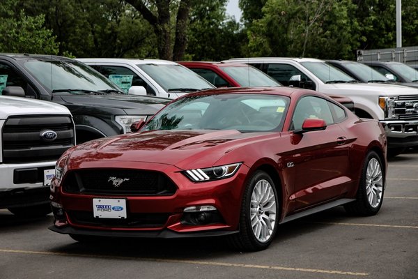 New 2017 Ford Mustang Coupe Gt Premium Red For Sale