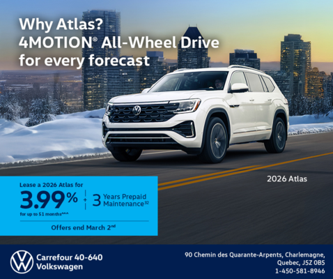 Get the 2026 Volkswagen Atlas