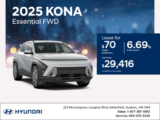 Get the 2025 Hyundai Kona