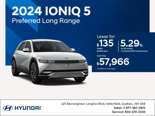 Get the 2024 Hyundai IONIQ 5