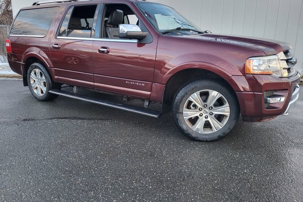 2016 Ford Expedition max Platinum | Leather | 7-Pass | Nav | Cam | USB | XM