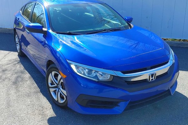 2016 Honda Civic Sedan LX | Cam | USB | HtdSeats | Bluetooth
