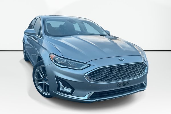 2020 Ford Fusion Hybrid Titanium | Cam | Roof | HtdSeat | Warranty to 2028