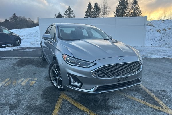 2020 Ford Fusion Hybrid Titanium | Cam | Roof | HtdSeat | Warranty to 2028