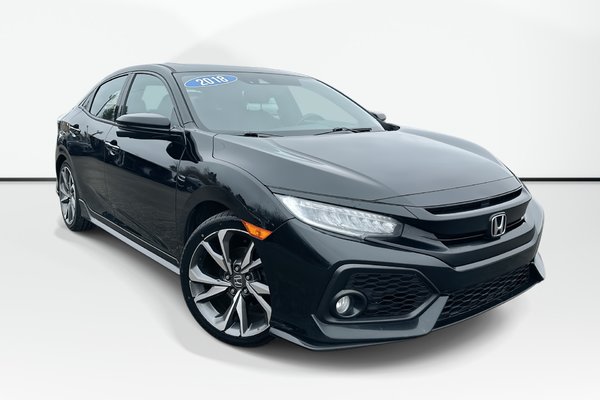 2018 Honda Civic Hatchback Sport Touring | Cam | HtdSeat | Lthr | Bluetooth