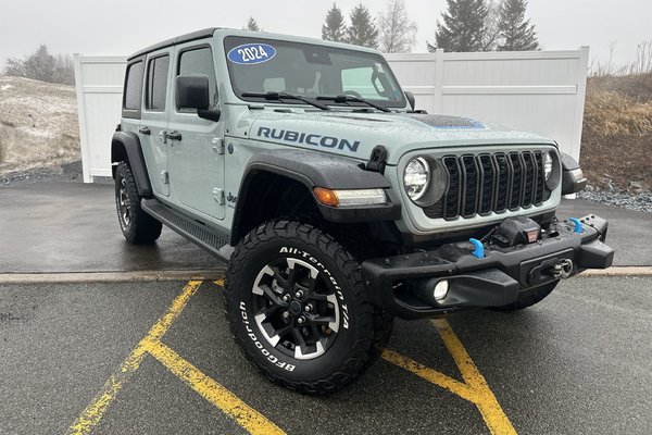 2024 Jeep Wrangler 4xe Rubicon | Cam | HtdSeat | 2Tops | Warranty to 2028