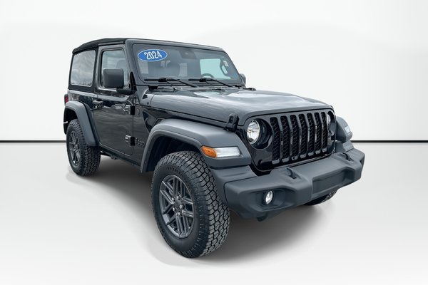 2024 Jeep Wrangler Sport S | Cam | Bluetooth | AC | Warranty to 2028