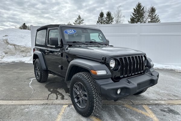 2024 Jeep Wrangler Sport S | Cam | Bluetooth | AC | Warranty to 2028