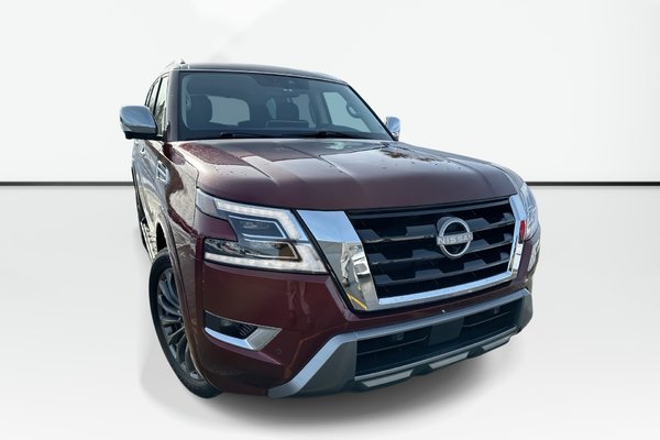 2023 Nissan Armada Platinum | Lthr | Roof | Cam | Warranty to 2028