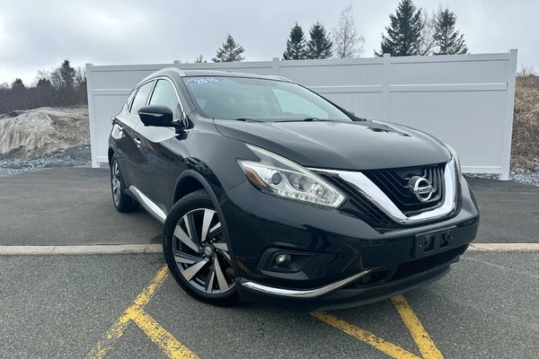 2015 Nissan Murano Platinum | Cam | HtdSeats | Bluetooth | USB | Aux