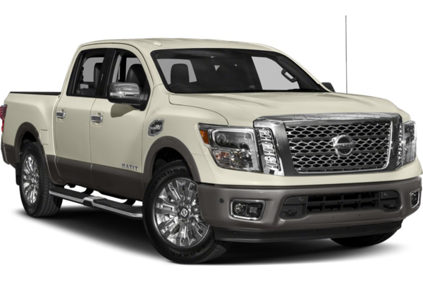 2018 Nissan Titan Platinum | Leather | Nav | Cam | USB | HtdWheel