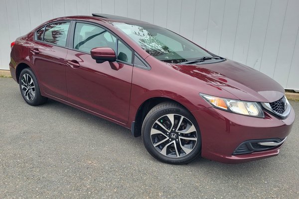 2015 Honda Civic Sedan EX | SunRoof | Cam | USB | HtdSeats | Bluetooth