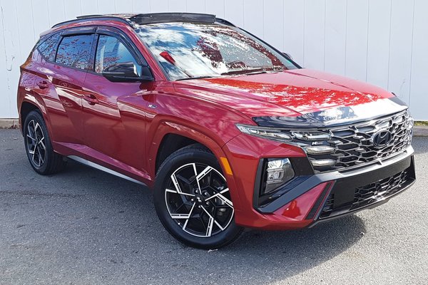 2025 Hyundai TUCSON HYBRID N-Line | Leather | Roof | Cam | USB | HtdWheel
