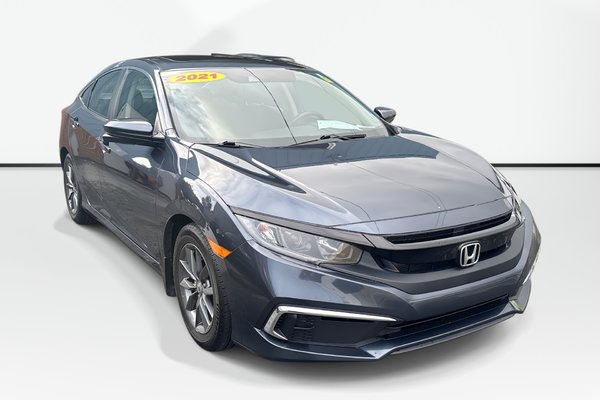 2021 Honda Civic Sedan EX | PWR MOONROOF| REMOTE START | B/T |
