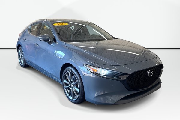 2023  Mazda3 Sport GT | Leather | Roof | Cam | USB | HtdSeats